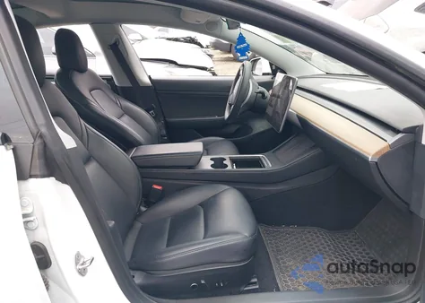 2021 Tesla Model 3 Standard Range Plus Rear-Wheel Drive из США, поврежденный, VIN 5YJ3E1EA9MF859956